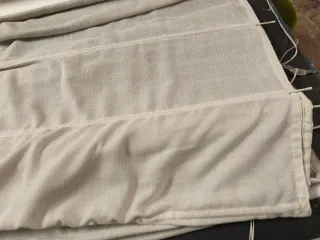 2 Cortinas blancas, enrollables