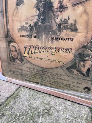 Póster Indiana Jones y la Última Cruzada
