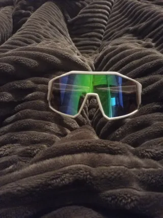 Gafas de sol/fiesta blancas y verdes