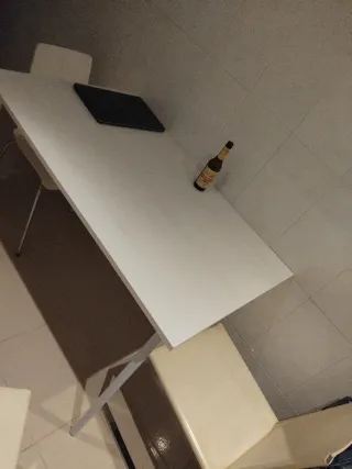 Mesa escritorio XL Ikea blanca