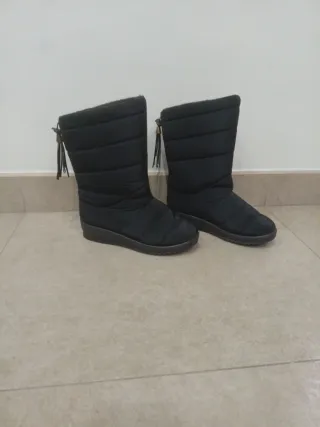 Botas negras acolchadas