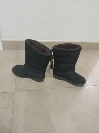 Botas negras acolchadas