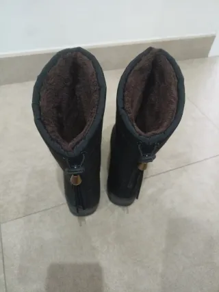 Botas negras acolchadas