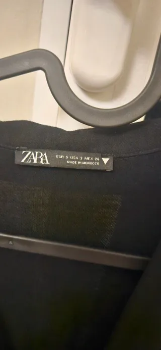 Vestido Zara Negro Corto Talla S