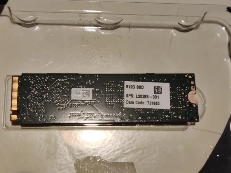 SSD Intel 512GB no reconocido afbeelding 2