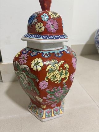 Bombonera antigua estilo chino