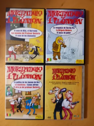 5 dvds Mortadelo y Filemón, la película y episodio