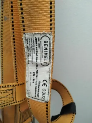 Cinturón de seguridad obra. Tengo varias unidades