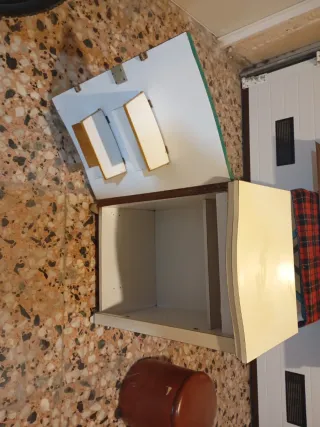 Mueble tocador vintage con cajones