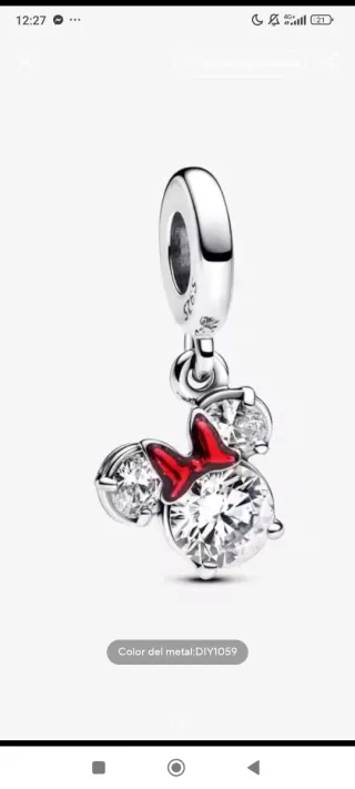 Pandora San Valentín  Plata 925 mini joyero gratis