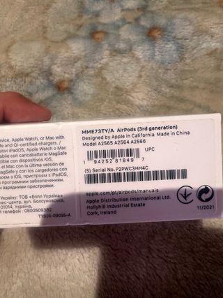 Airpods 3ª Gen Blancos