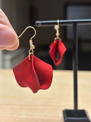 Pendientes rojos
