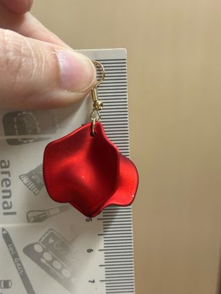 Pendientes rojos