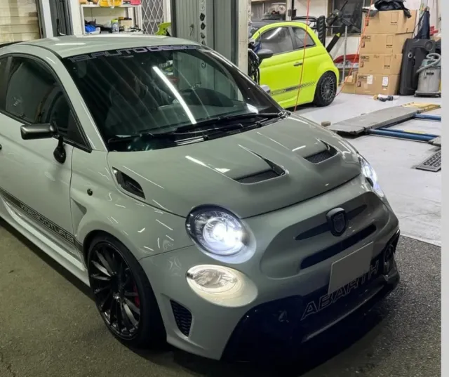 Abarth Capó Fibra Carbono 100% Estilo Japonés 4kg