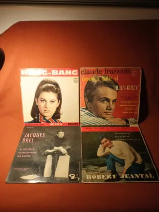 Vinilos Años 60: Sheila, Brel, François, Jeantal