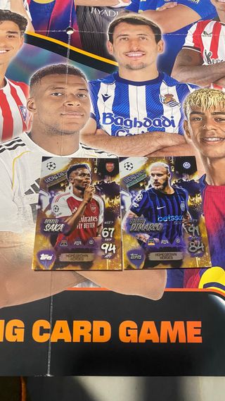 Cromos fútbol Topps UEFA Champions League