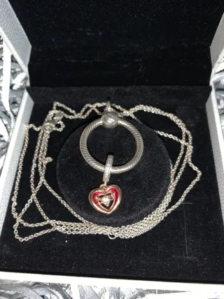 Conjunto Pandora Original Porta Charms