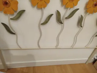 Cabecero flores 142x122 cm