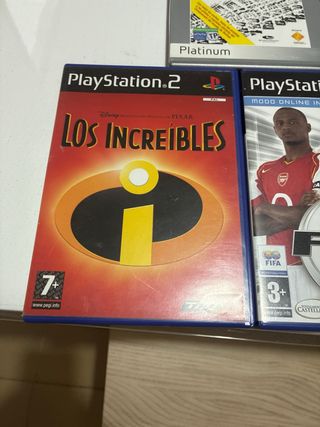 Pack 6 Juegos PS2: FIFA, Sims 2, Cars, Los Increíb