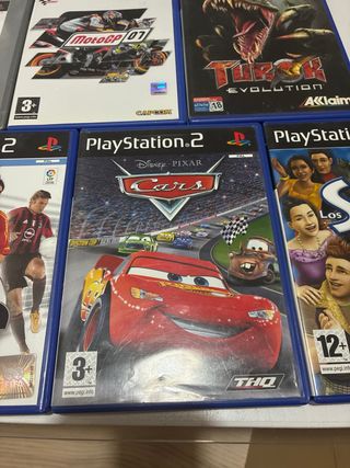 Pack 6 Juegos PS2: FIFA, Sims 2, Cars, Los Increíb
