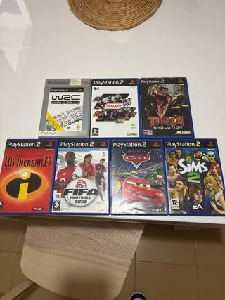 Pack 6 Juegos PS2: FIFA, Sims 2, Cars, Los Increíb