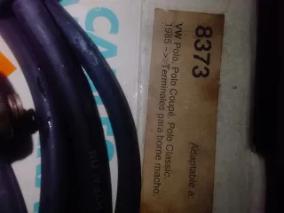 Cables bujía antiparasitario ww polo,2 ref.6€ unid