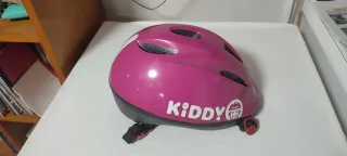 2 Cascos Bicicleta Niños Kiddy Rojo y Rosa