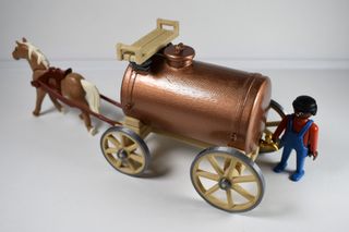 Playmobil Carro Cisterna Western Custom 3D