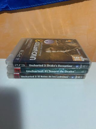 Trilogia uncharted para ps3