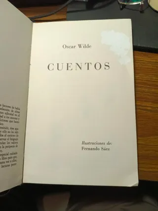 Óscar Wilde cuentos 1967 M.E.C.
