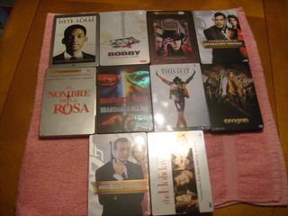 Lote 10 Películas DVD VariadasCAJA METALICA