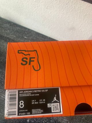 Jordan Retro SP SoleFly Miami Verde Naranja Blanco