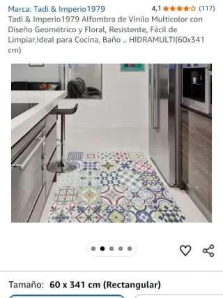 Alfombra Vinilo Tadi & Imperio 60x341cm nueva