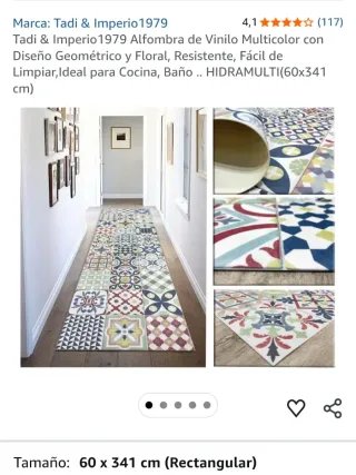Alfombra Vinilo Tadi & Imperio 60x341cm nueva