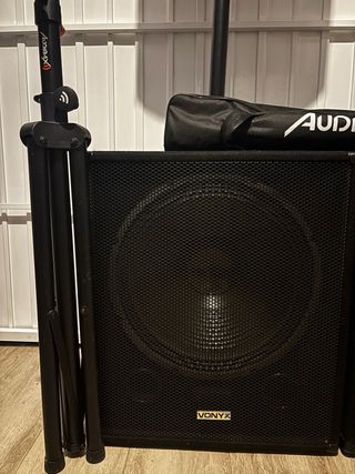 Equipo DJ Vonyx: 2 Altavoces + Subwoofer