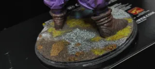 Figura Gohan Repintada con Daño de Batalla