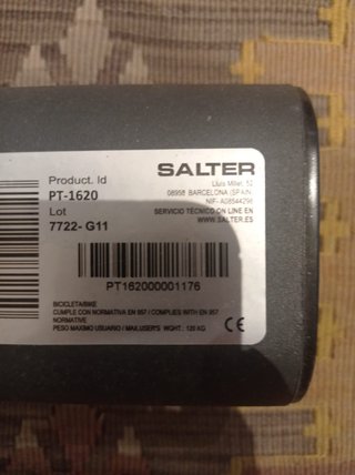 Bicicleta Estática Salter PT1620