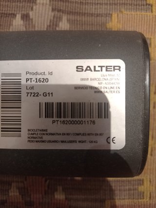 Bicicleta Estática Salter PT1620