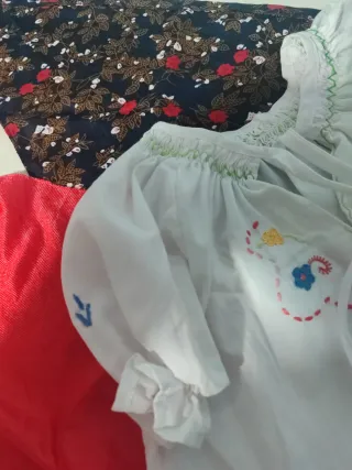 Disfraz Manchega/Pastora Bordado. Talla 6-7 años