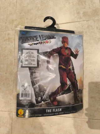 Disfraz Flash Justice League Niño Talla L