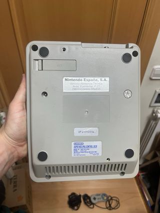 Super Nintendo SNES Consola Gris