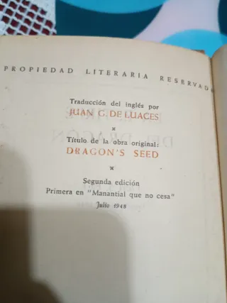Libro La Stirpe del Dragon
