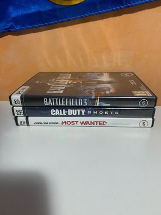 Pack 3 Juegos PC: Battlefield, COD Ghosts, NFS