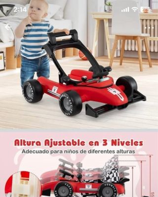 Caminador de bebé estilo formula 1