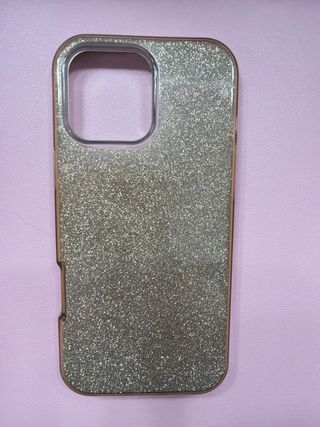 Funda iPhone 16 Pro Max Glitter Oro