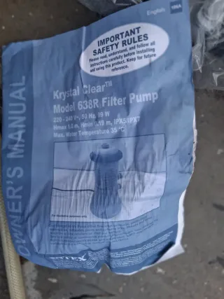 Depuradora Intex Krystal Clear 638R Nueva