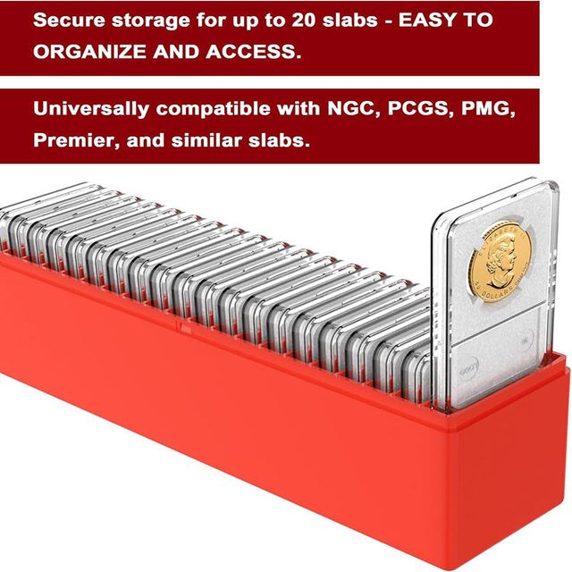 ESTUCHE DE COLECCIÓN PARA 20 CÁPSULAS O SLABS