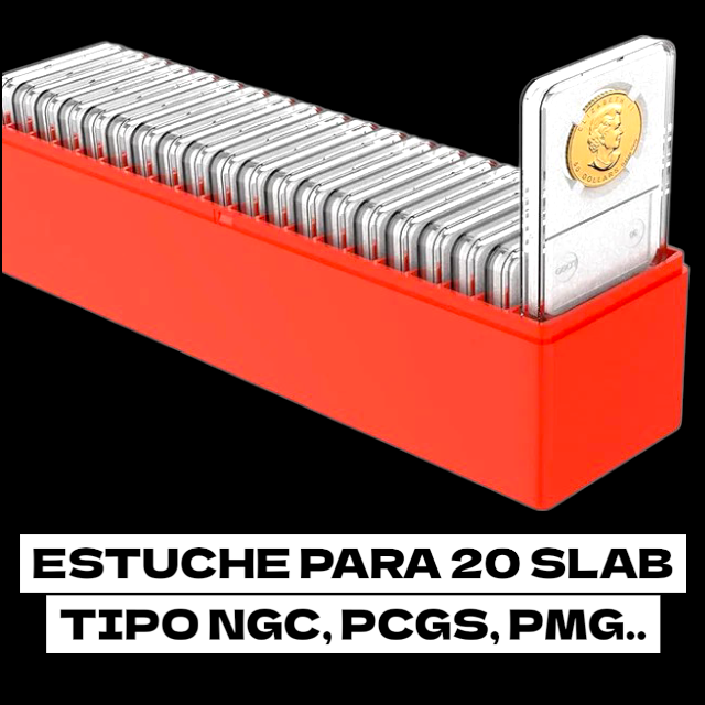 ESTUCHE DE COLECCIÓN PARA 20 CÁPSULAS O SLABS