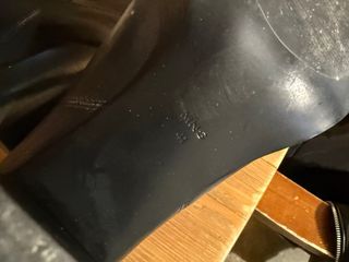 Botas altas piel tacón negro T41