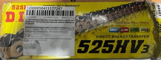 Cadena Moto 525HV3 DID Universal 120 eslabones